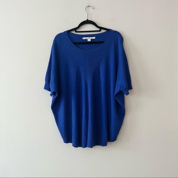 Diane von Furstenberg Cobalt Blue Cashmere Blend Sweater - Picture 1 of 8